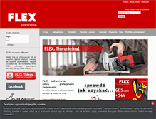 Tablet Screenshot of flex-elektronarzedzia.pl